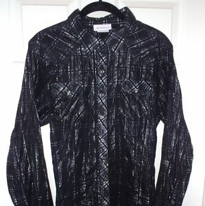 Ariat Pearl Snap Shimmery Plaid Shirt HW6476